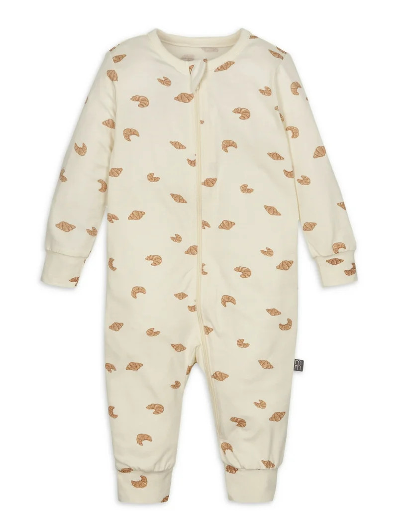 Modern Moments by Gerber Baby Neutral Super Soft Viscose Long Sleeve Coverall, Sizes Newborn - 12... | Walmart (US)