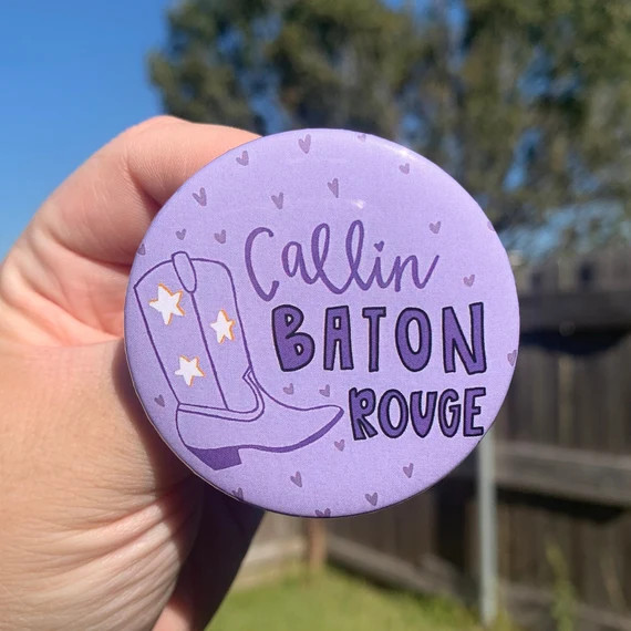 Calling Baton Rouge LSU Tiger 2.25 Buttons Badge - Etsy | Etsy (US)