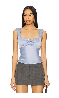 NIA Yolanda Top in Peri from Revolve.com | Revolve Clothing (Global)