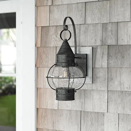 Hinkley Lighting Cape Cod Aged Zinc 1 - Bulb Outdoor Wall Lantern | Wayfair North America