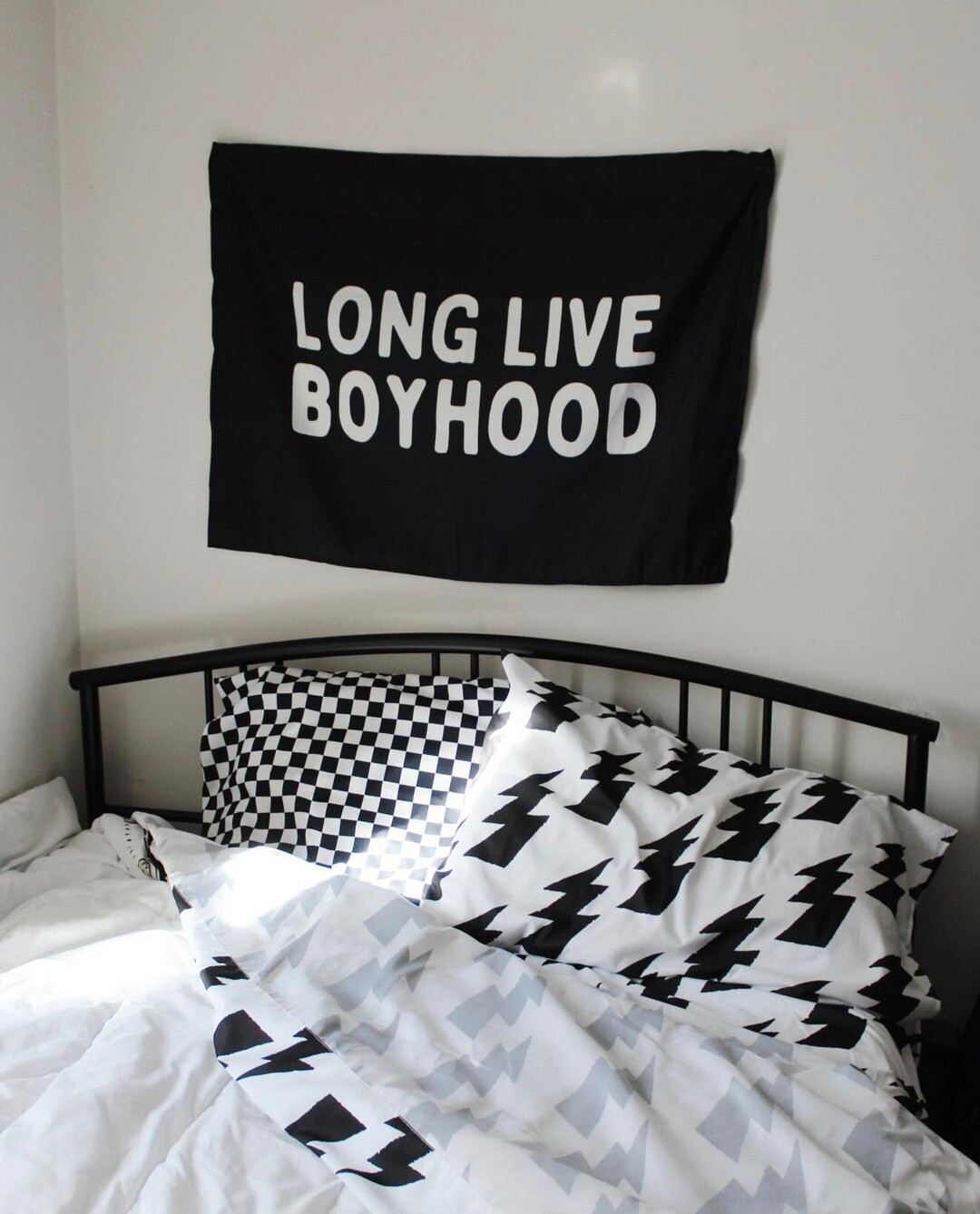 Long Live Boyhood Banner Fabric Tapestry Kids Wall Art & Bedroom/playroom Decor Boyhood / Boys Ro... | Etsy (US)