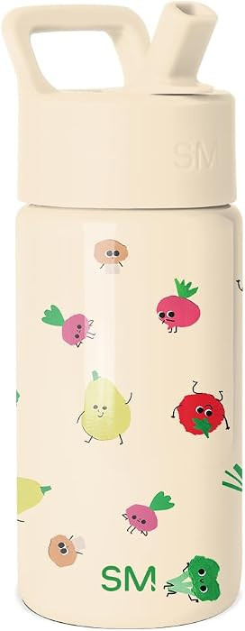 Simple Modern Kids Water Bottle with Straw Lid | 14oz Insulated Stainless Steel Kids Tumbler & Sp... | Amazon (US)