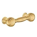 Moen YB8407BG Weymouth Cabinet or Drawer Pull on 3-inch Centers, 12, Brushed Gold | Amazon (US)