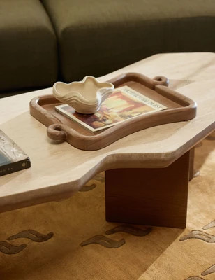 Looped Wood Tray by Sarah Sherman Samuel, Natural | Lulu and Georgia 