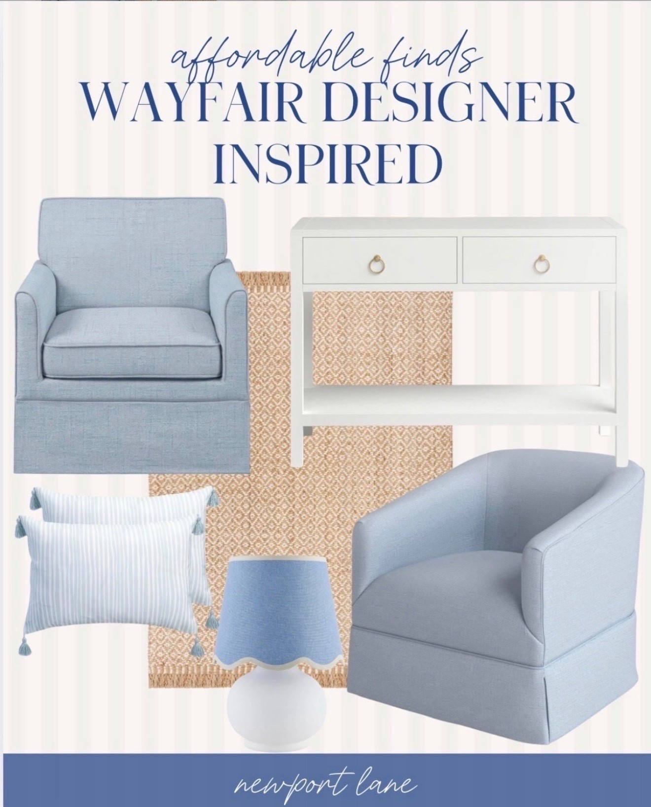 Wayfair designer inspired and I mean it. These pieces look like they came straight out of a high end coastal home and every single one of them is from @Wayfair . If you have been wanting to refresh your space without the designer price tag, here is everything you need! 

#LTKHome #LTKSaleAlert #LTKU