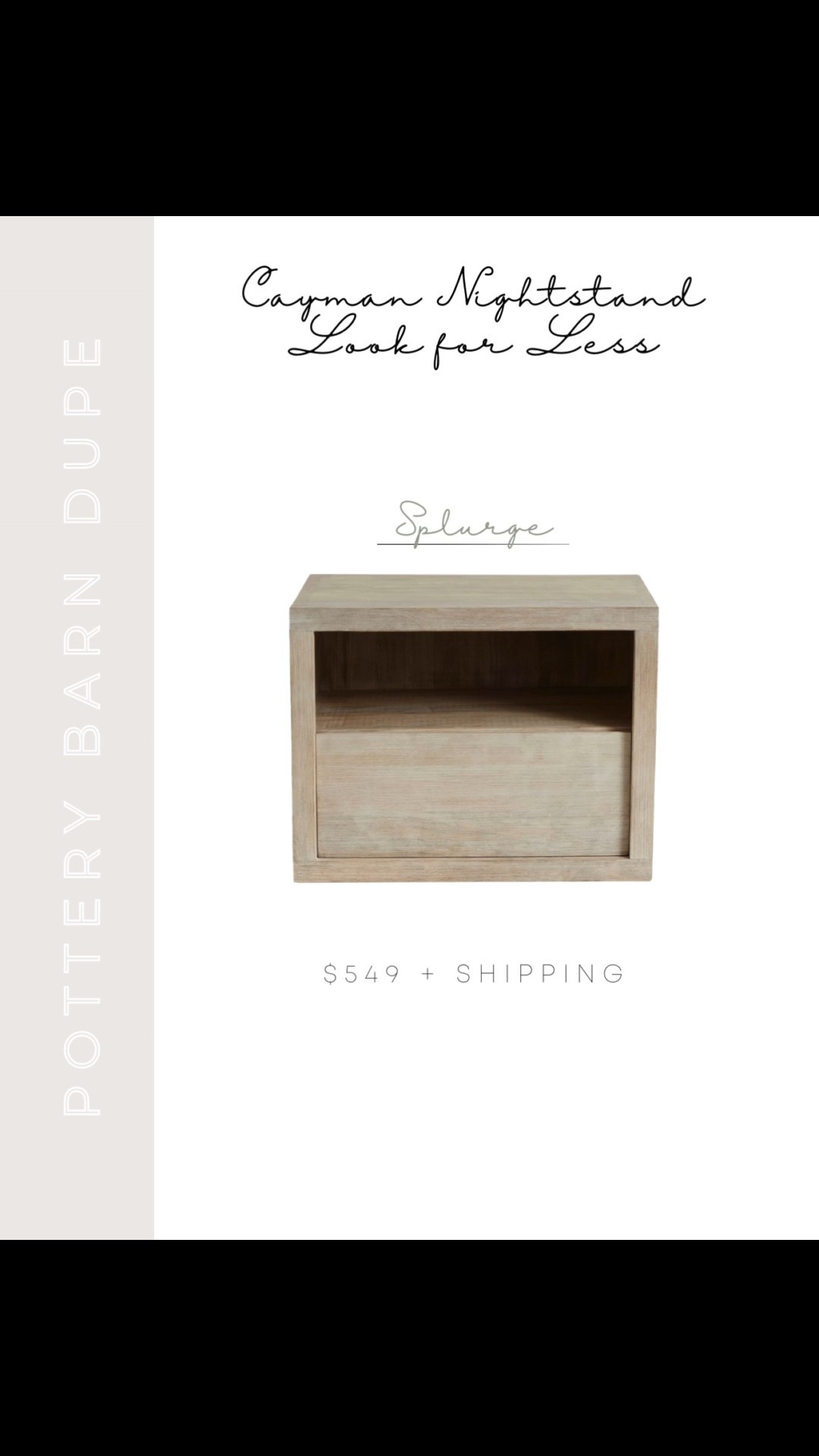 If you love the look of the Pottery Barn Cayman nightstand but don’t want to splurge, this is a great alternative! 

#LTKSaleAlert #LTKHome