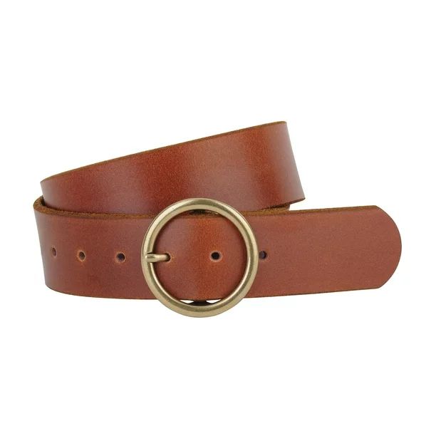 MW Copper-Tone Circle Buckle Belt | Walmart (US)