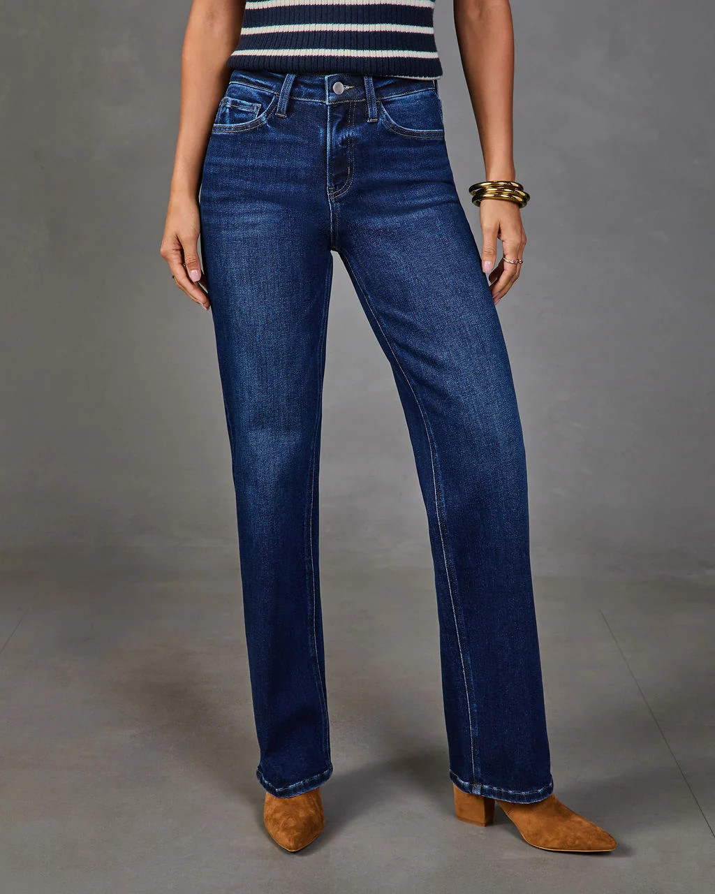 Clean Slate Super Stretch High Rise Straight Leg Jeans | VICI