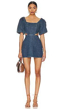 Show Me Your Mumu City Cut Out Dress in Deep End from Revolve.com | Revolve Clothing (Global)