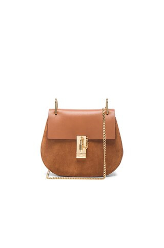 Small Calfskin &amp; Suede Drew Bag | FORWARD by Elyse Walker