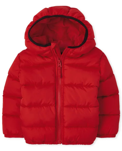 Toddler Boys Long Sleeve Puffer Jacket | The Children's Place  - TIDAL | The Children's Place