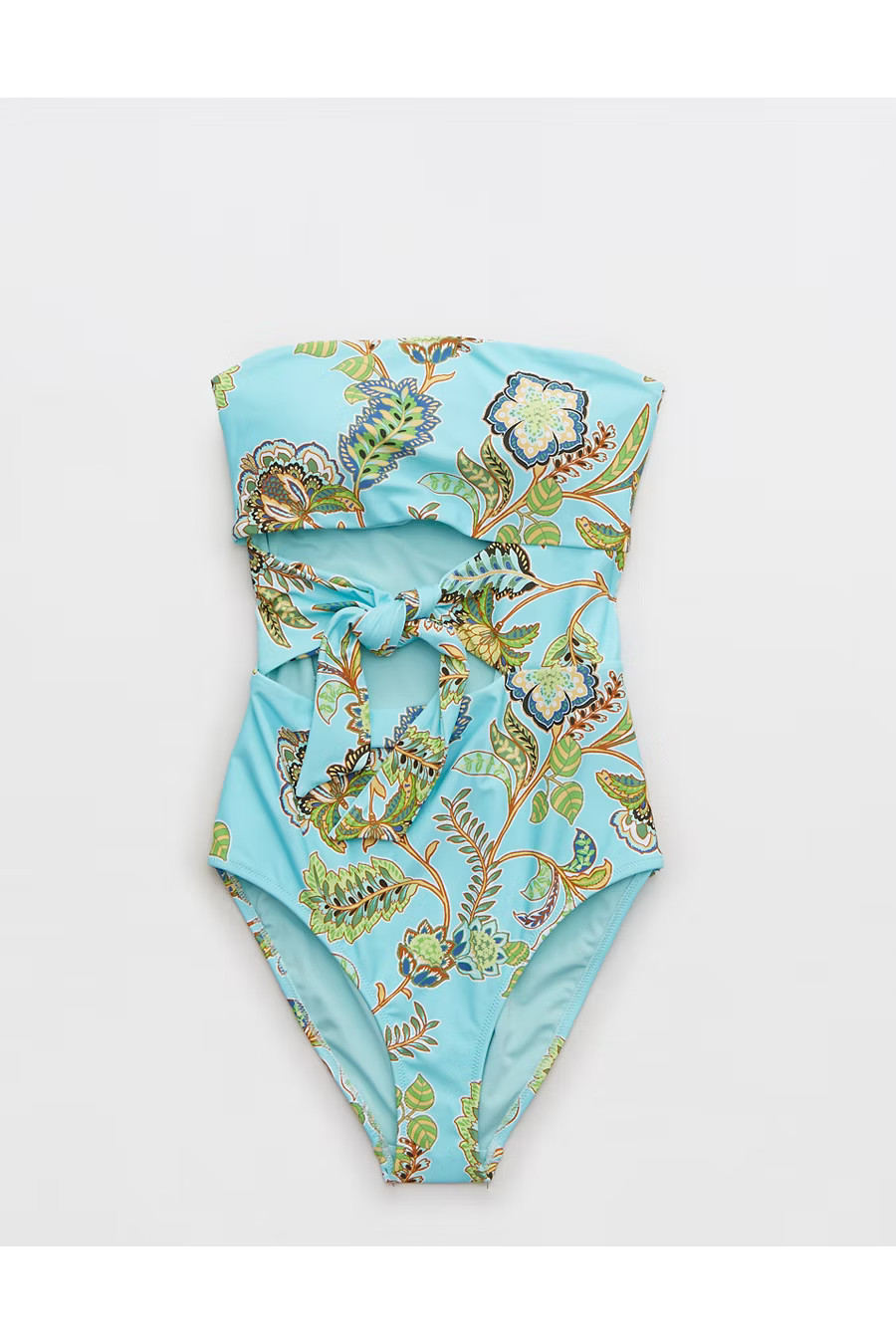 Aerie Wrap Strapless One Piece Swimsuit | American Eagle Outfitters (US & CA)