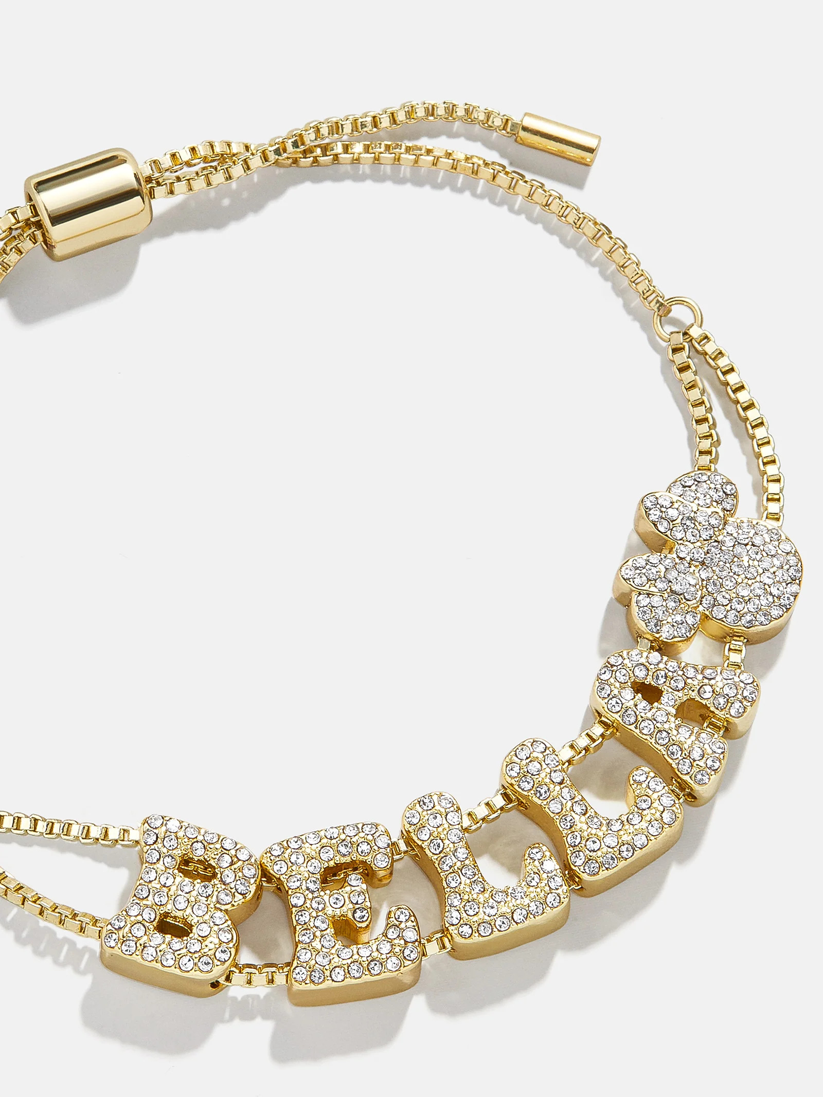 Minnie Mouse Disney Custom Slider Bracelet - Retro Pavé | BaubleBar (US)