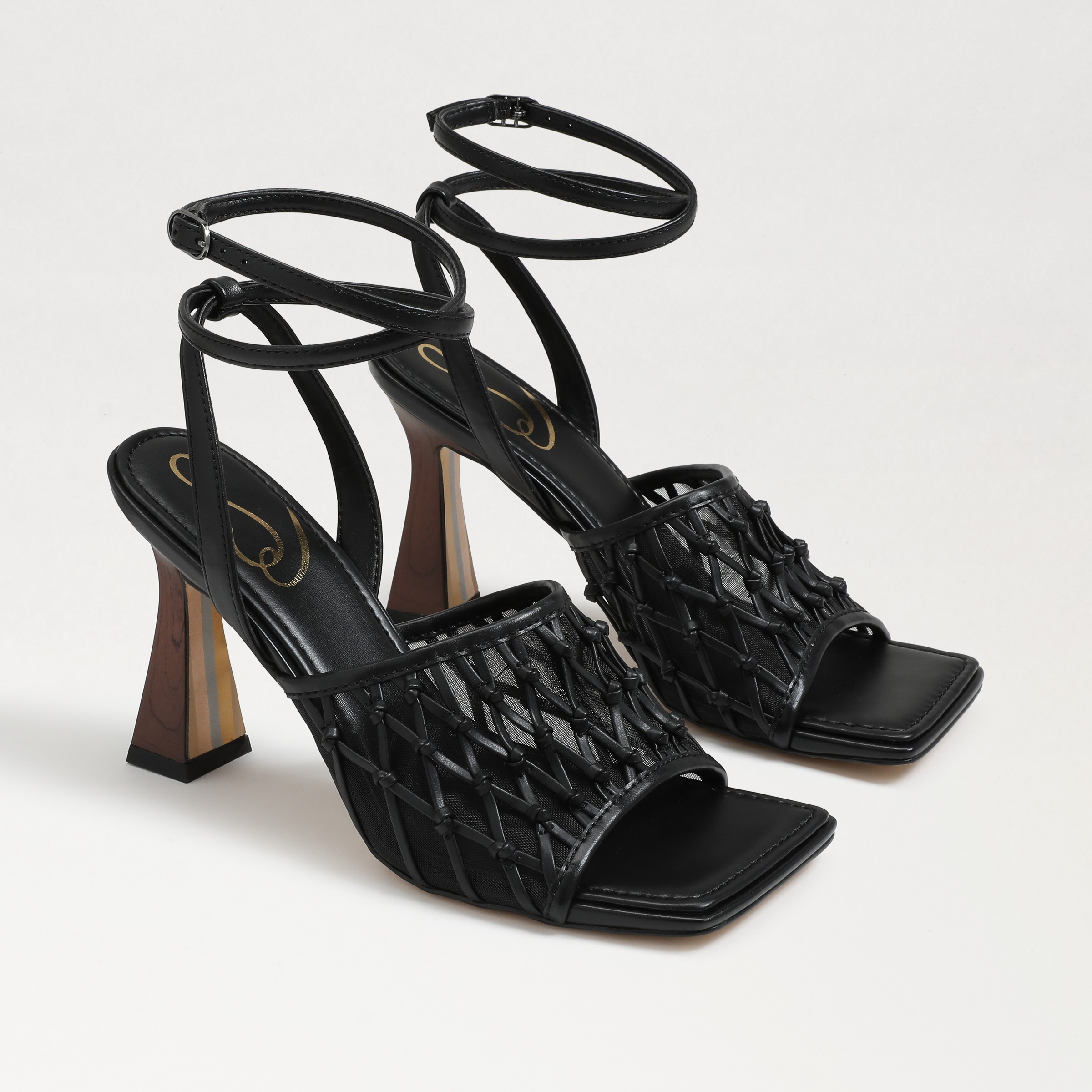 Sam Edelman Candice Heel Sandal Black 6.0 | Sam Edelman