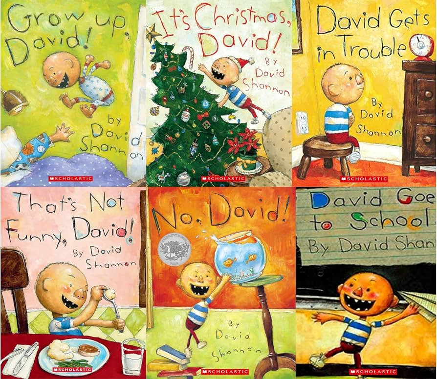 No, David! 6 Book Collection Set (David Gets in Trouble, David Goes to School, No, David!, Grow U... | Amazon (US)