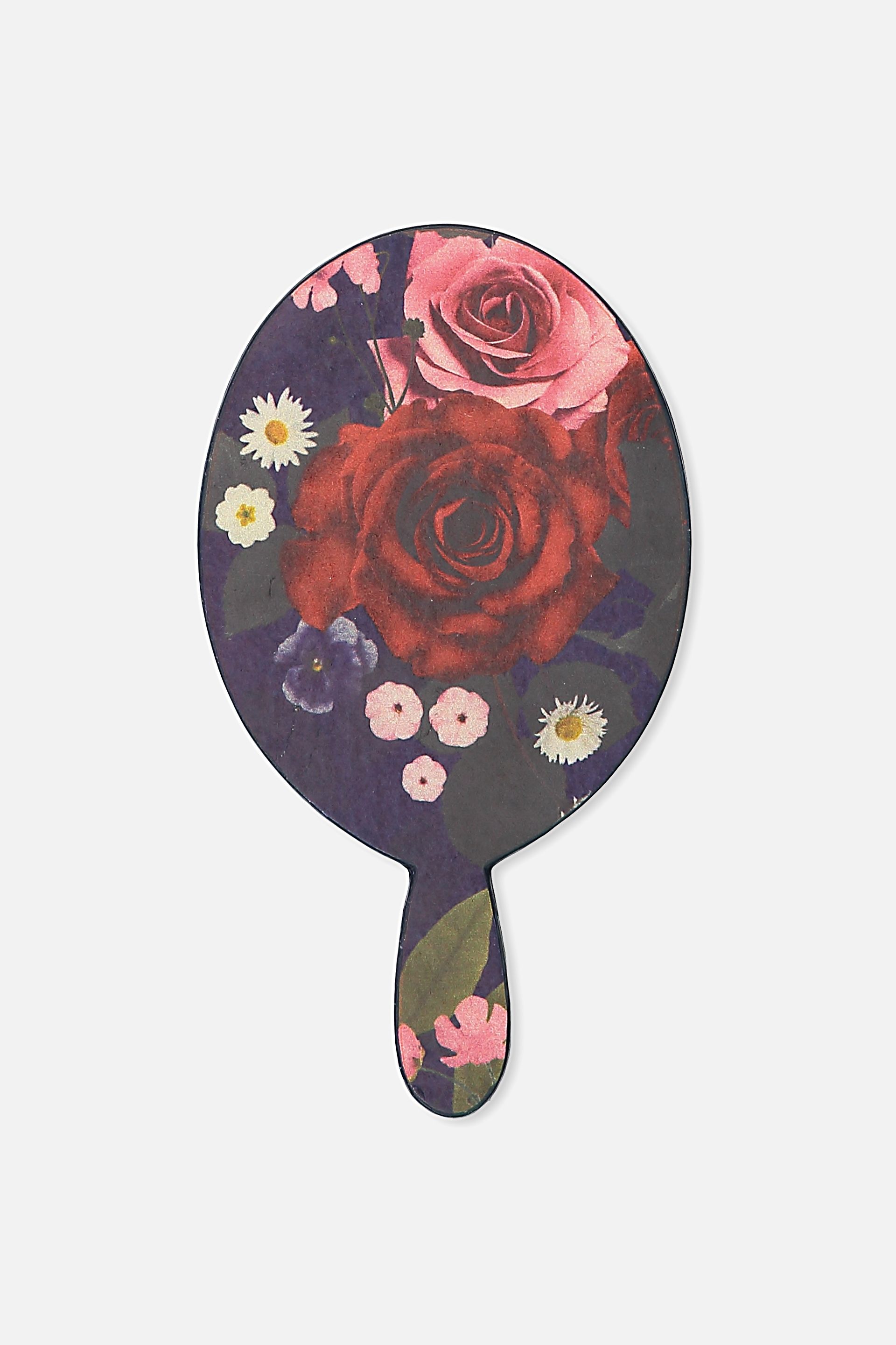 Typo - Hand Held Mirror - Navy rose floral | Cotton On (US)