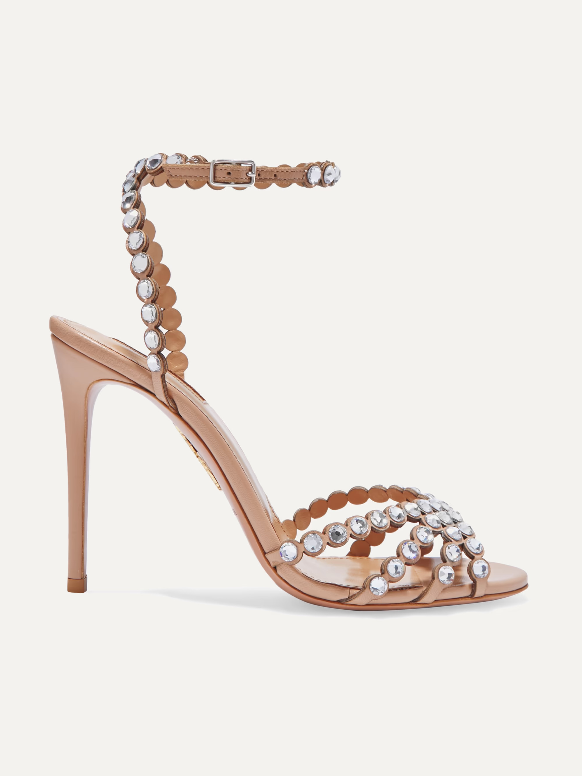 Tequila 105 crystal-embellished leather sandals | NET-A-PORTER (UK & EU)