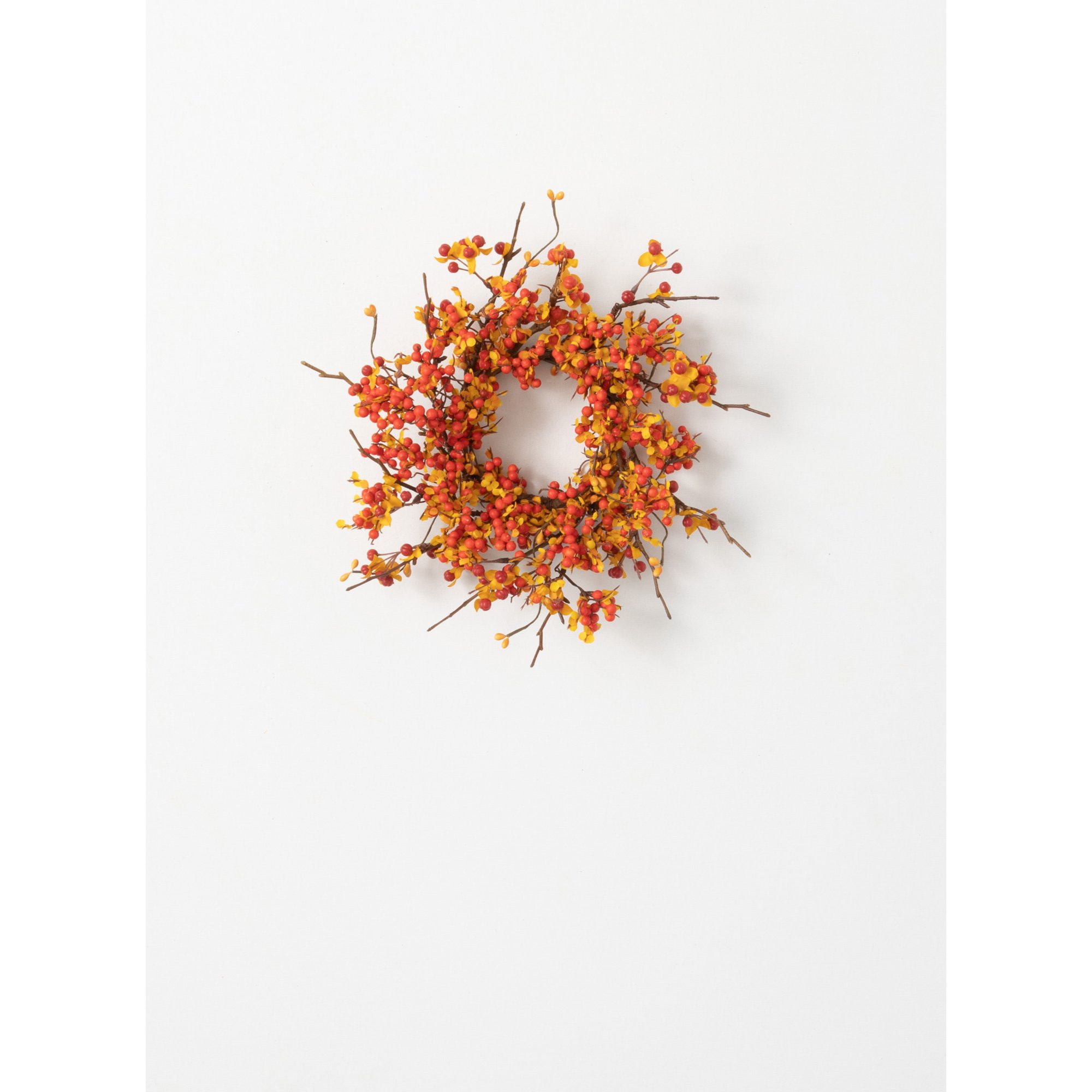 Sullivans Bittersweet & Berry Artificial Mini Wreath 11"H Orange | Walmart (US)