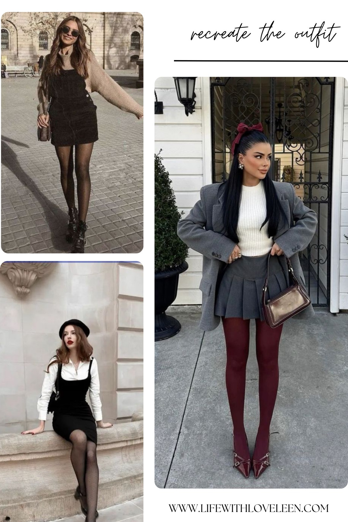 Make your favorite summer dresses or skirts fall-ready by pairing them with cute tights. #falloutfitideas

#LTKautumn #LTKstyletip #LTKcanada