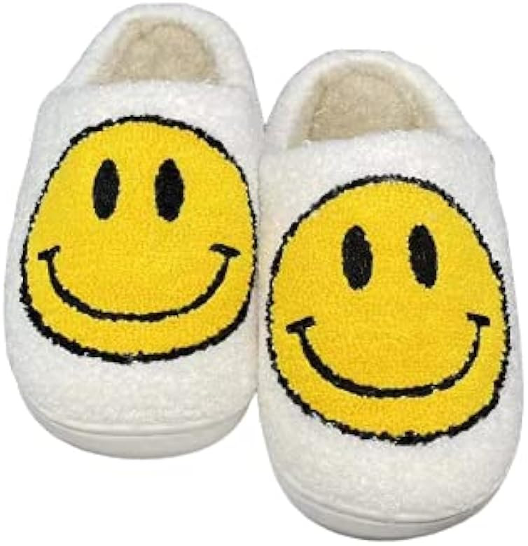 CHATTE Retro Smiley Face Comfort Indoor Outdoor Cozzy Trendy Slip-On Slipper… | Amazon (US)