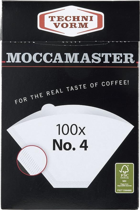 Technivorm Moccamaster #4 White Paper Filters, 100-count per box | Amazon (US)