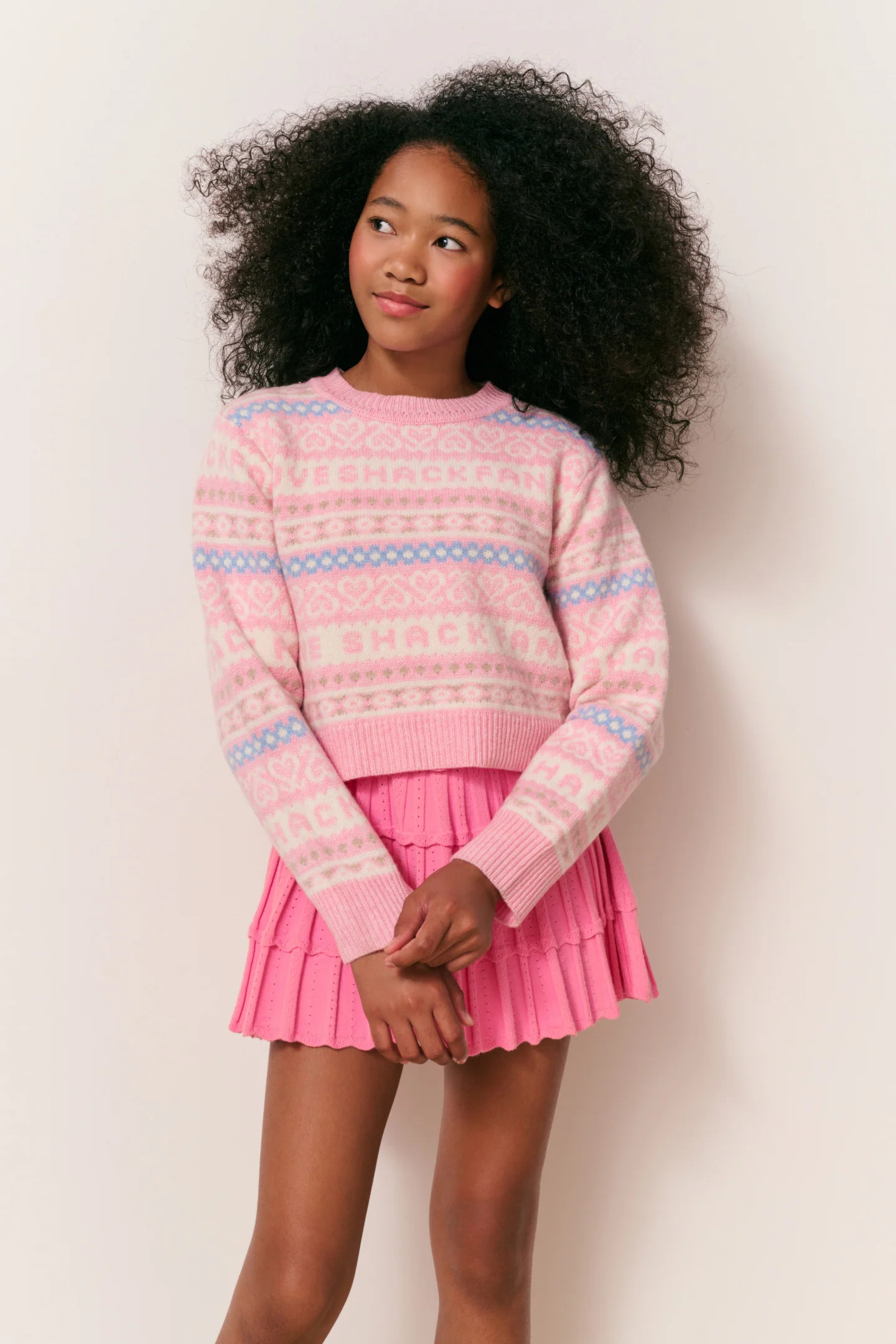 Girls Calina Wool Fair Isle Pullover | LoveShackFancy