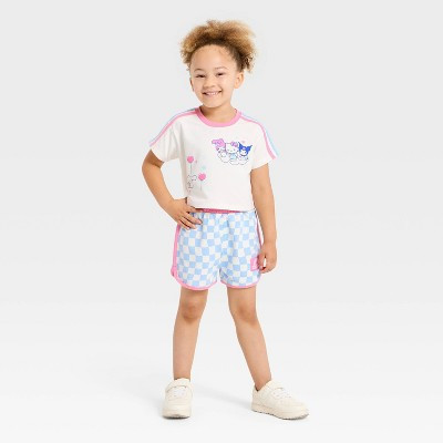Toddler Girls' 2pc Hello Kitty T-Shirt & Shorts Set - White 5T | Target