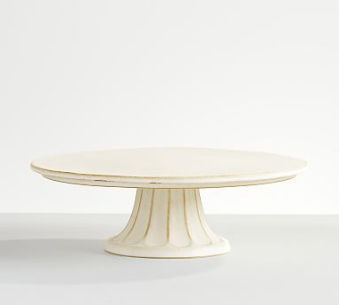 Mendocino Stoneware Cake Stand | Pottery Barn | Pottery Barn (US)