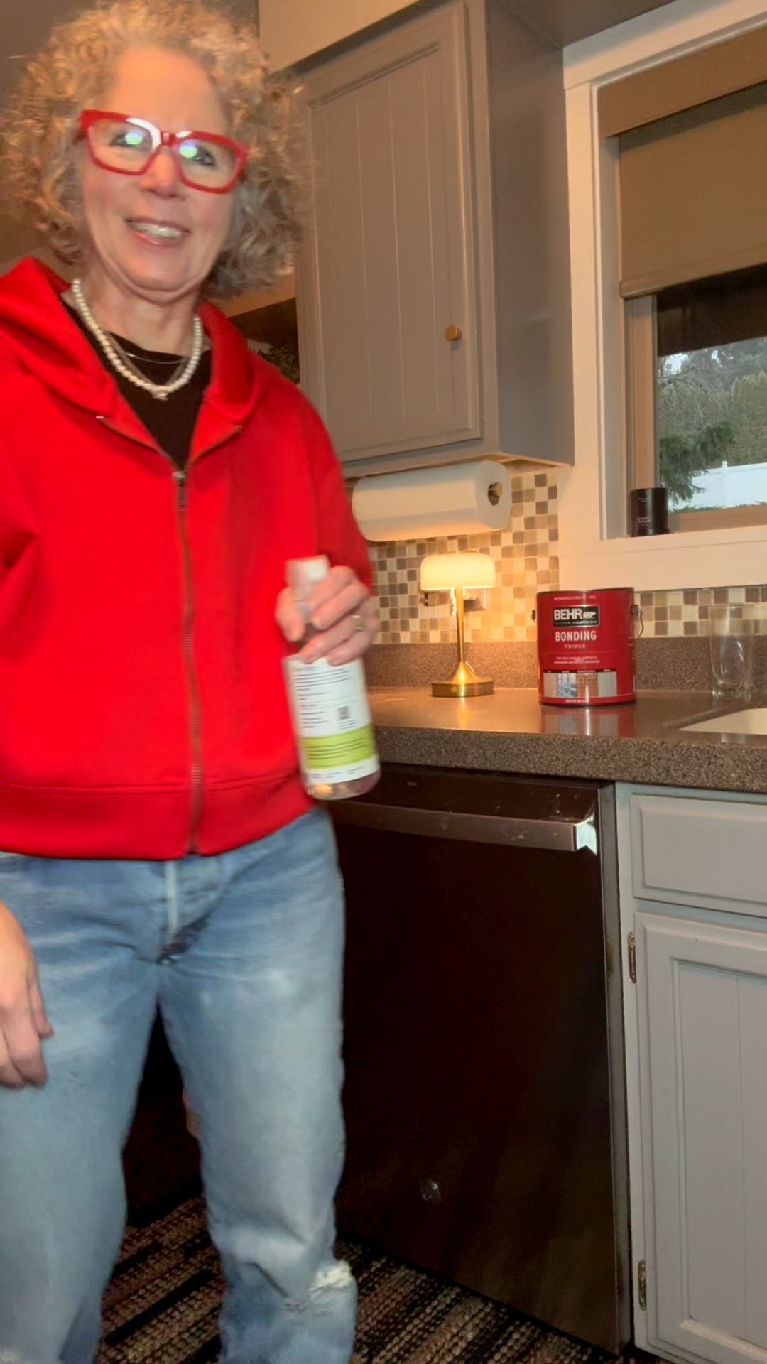 The primer I used to paint my kitchen tiles
I will pick out paint tomorrow 