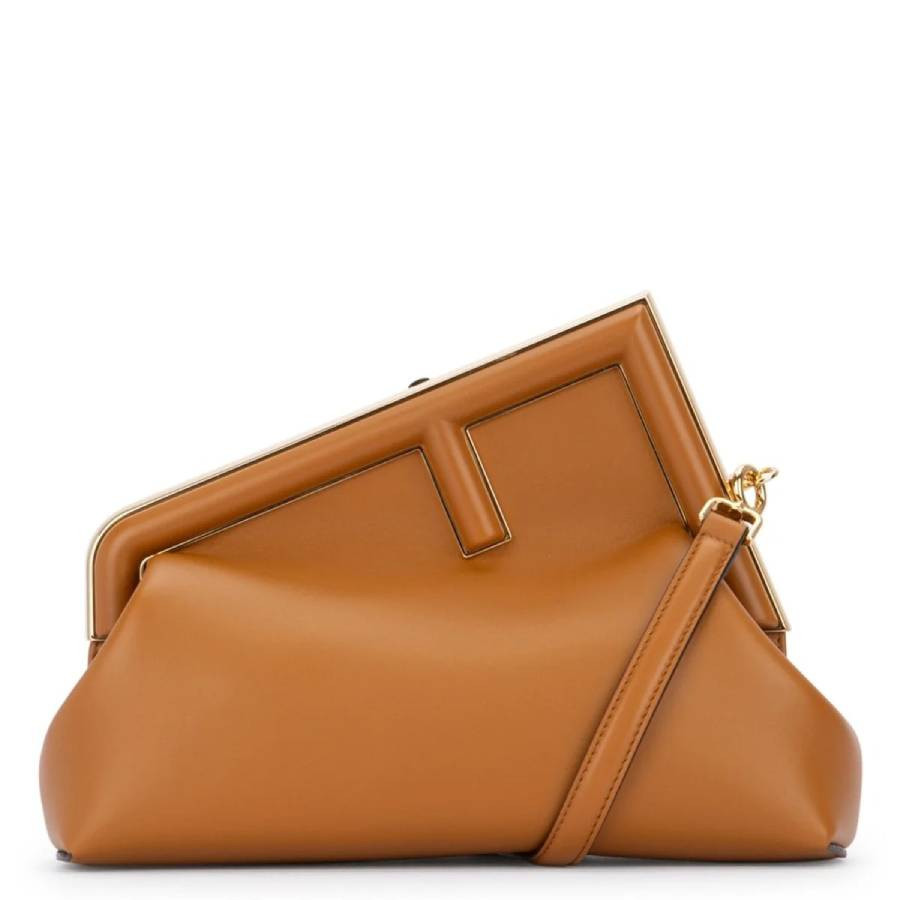 Fendi First Midi Nappa Leather Clutch | Jomashop.com & JomaDeals.com