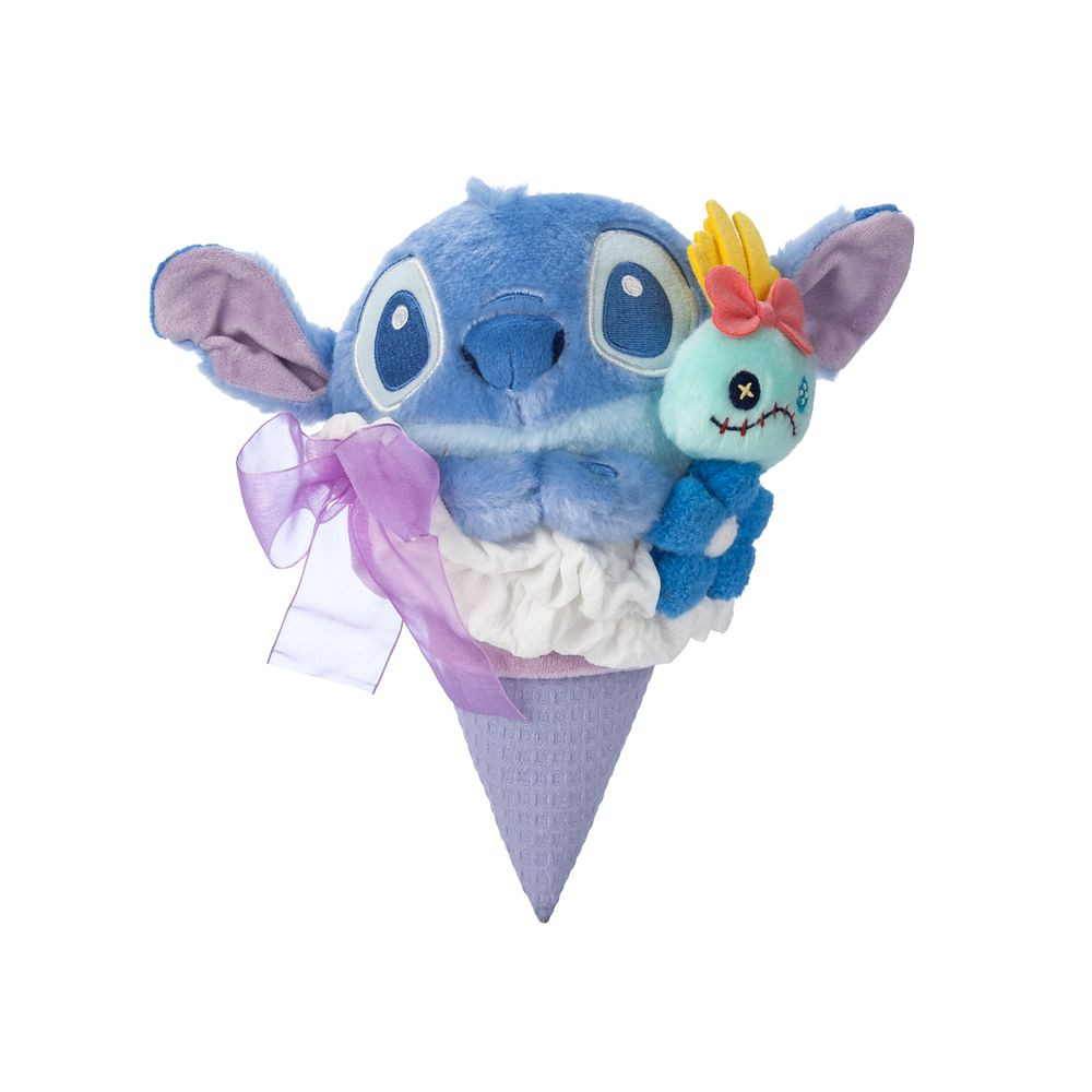 Stitch and Scrump Floral Bouquet Plush – Lilo & Stitch – Small 8 1/2'' | Disney Store