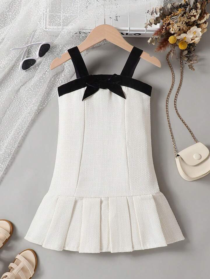 SHEIN Young Girl Fashionable Summer New Simple Spaghetti Strap Dress | SHEIN