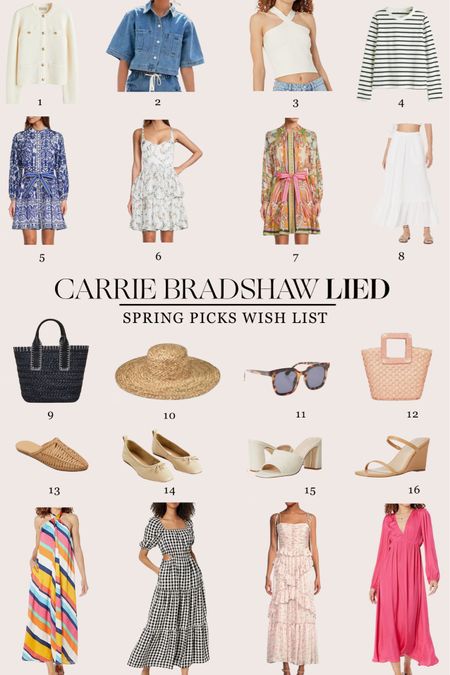 This week’s spring wish list - all the spring dresses and accessories I have my eye on! Lots of great Target and H&M finds. Full list and links on CarriebradshawLied.com

#LTKSeasonal #LTKstyletip