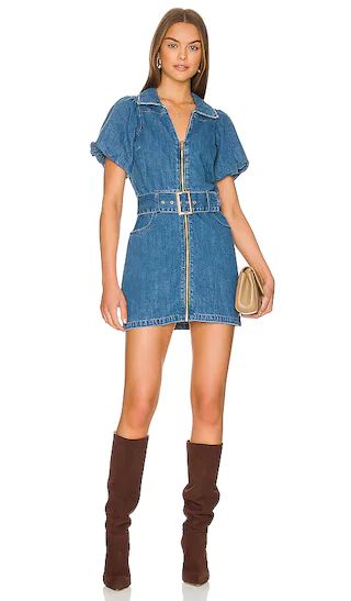 Oxford Mini Dress in Stormy Blue | Revolve Clothing (Global)