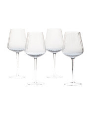 Set Of 4 Serena Red Wine Glasses | TJ Maxx