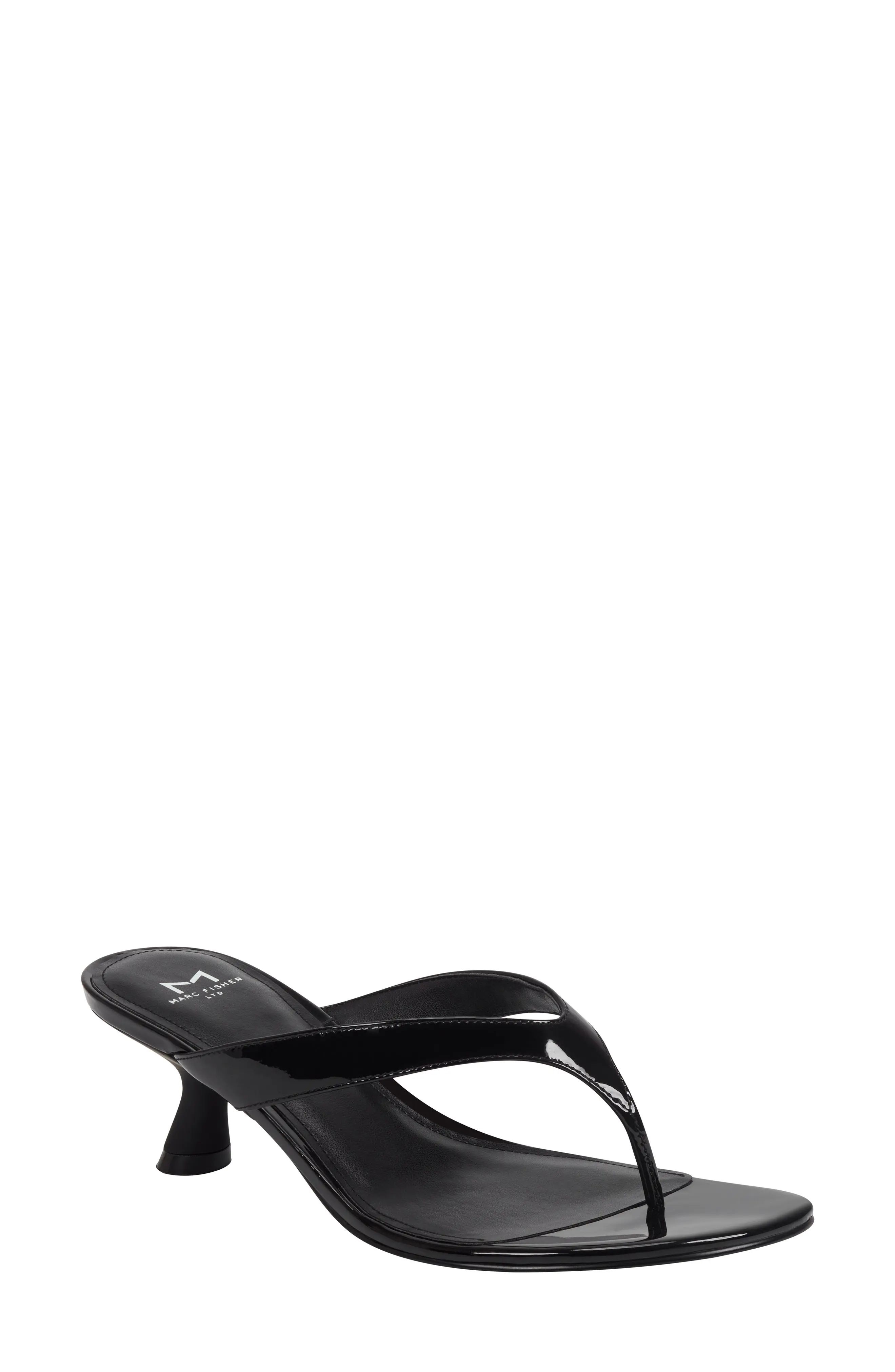 Women's Marc Fisher Ltd Dahila Flip Flop, Size 11 M - Black | Nordstrom