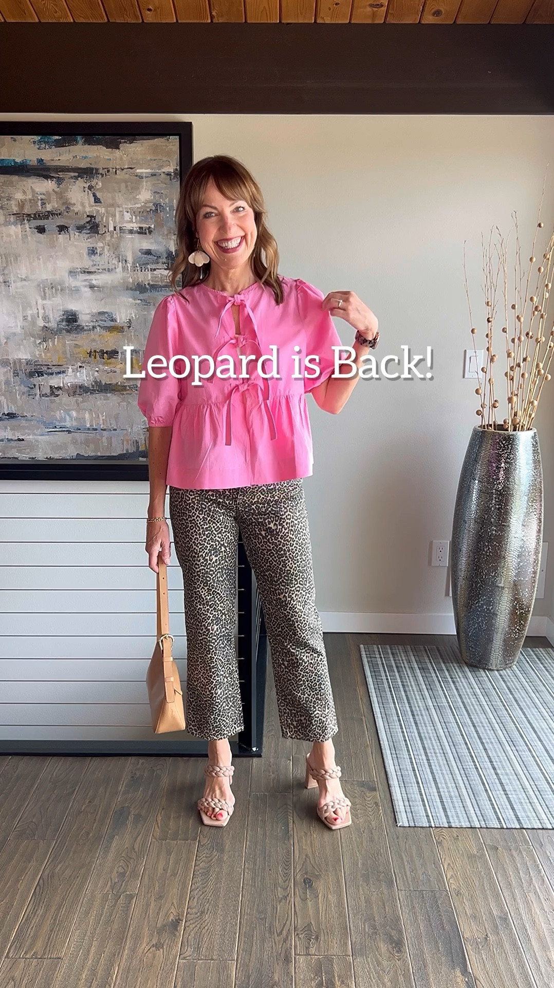 Honestly when I heard leopard print was back, I never knew it went out of style!😂🐆 I’ve always loved leopard print because it goes with everything! These are the cutest leopard jeans, and they will be so fun to style into the fall. 🍁
I also can’t get enough of these tie front blouses! Of course I love the leopard, so I also had to get one in pink.💕
These blouses come in so many fun colors! Julie has one in white. We both love this style! 
HOW TO SHOP:🛍️
- Comment “links” for outfit links sent to your inbox. 
- Click the link in our bio to shop from our LTK shop or from our website lastseenwearing.com
- Links will be in our stories! 

Mango, leopard jeans, leopard blouse, pink blouse, Amazon blouse, tie front blouse, denim shorts, Madewell bag, Amazon top, Dolce Vita Paily heels, 

#LTKVideo #LTKStyleTip #LTKOver40