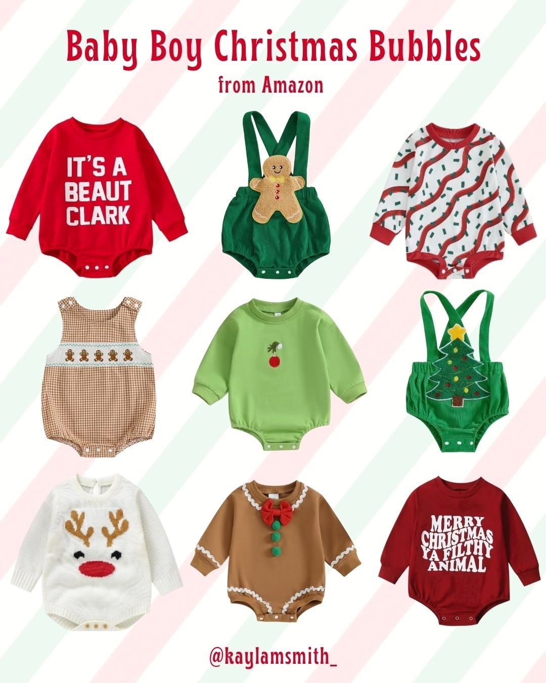 Amazon has the perfect bubbles for Christmas! These are great for 25 days of Christmas and for the whole Christmas season. 

#amazon #amazonfind #LTKChristmas #christmas #bubble #babyboy #babyboyoutfit 

#LTKHoliday #LTKSeasonal #LTKBaby