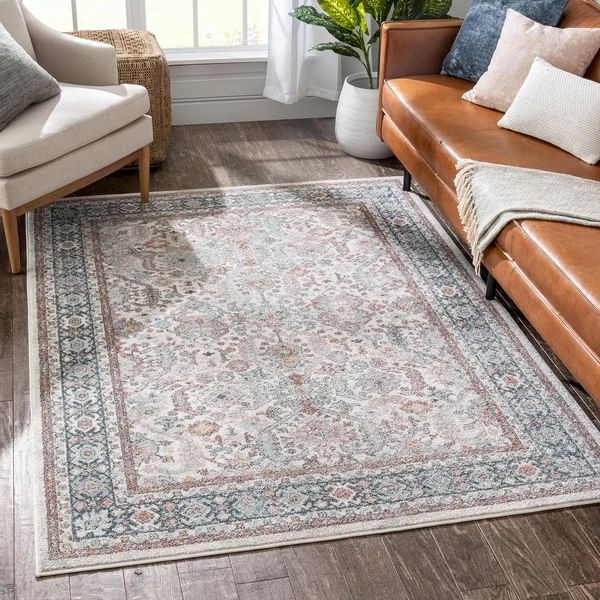 Rodeo Oriental Beige Rust Area Rug | Wayfair North America