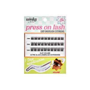 Ardell Winks Press On Lash Pre-Glued Underlash Extensions, Volume, 30 CT | CVS Health