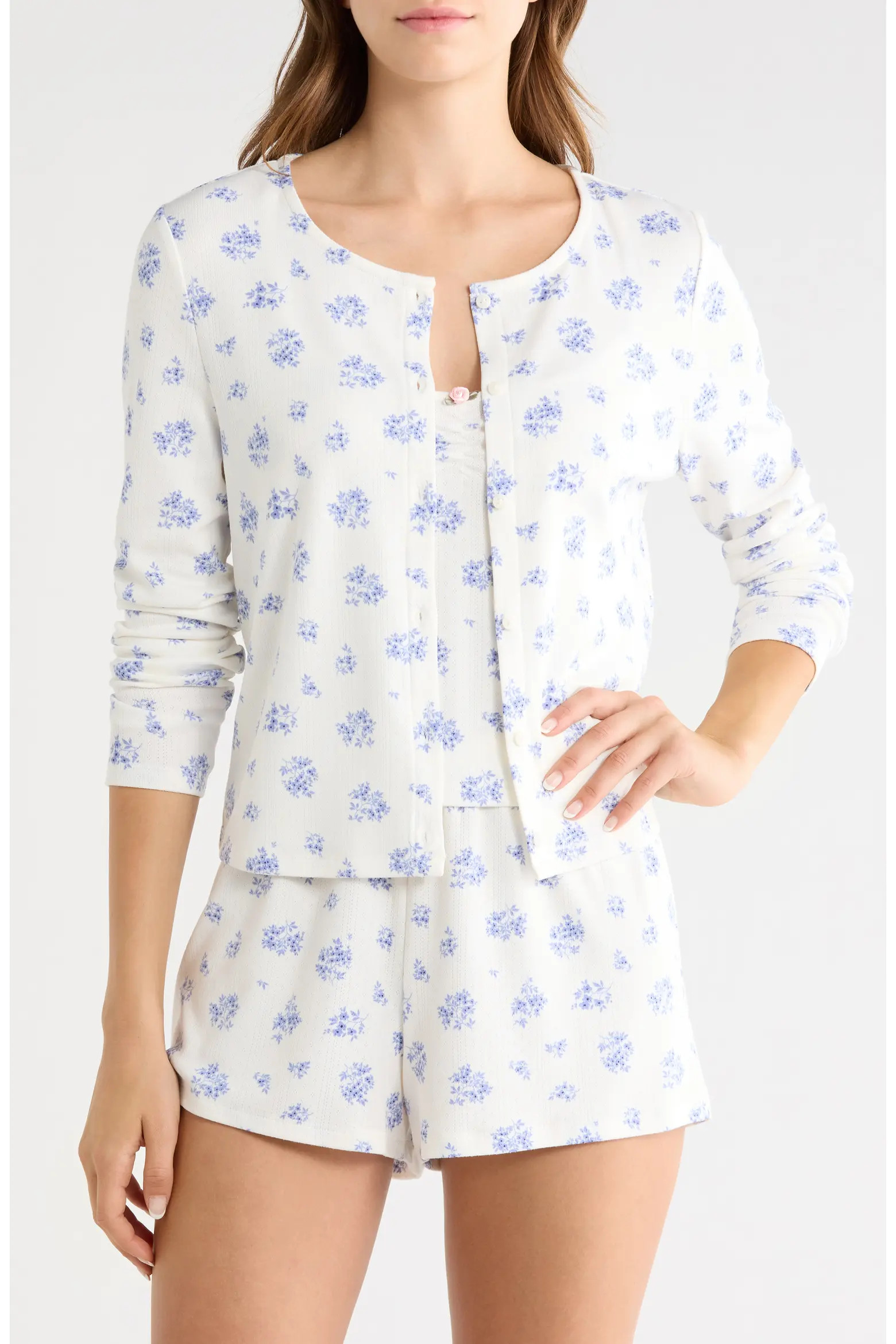 Honeydew Blissful Pointelle Jersey Pajamas (Women) | Nordstrom | Nordstrom