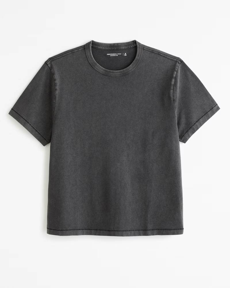 Men's Shrunken Tee | Men's Tops | Abercrombie.com | Abercrombie & Fitch (UK)