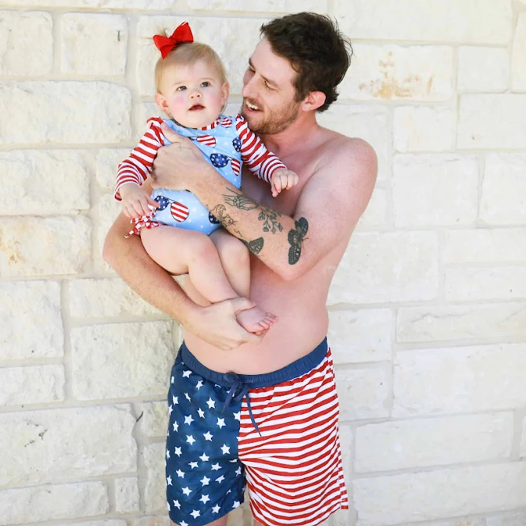Men's Swim Trunks | Patriotic Summer | Caden Lane