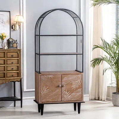 Rustic Vintage Magazine Rack Shelf Bookcase. | Wayfair North America