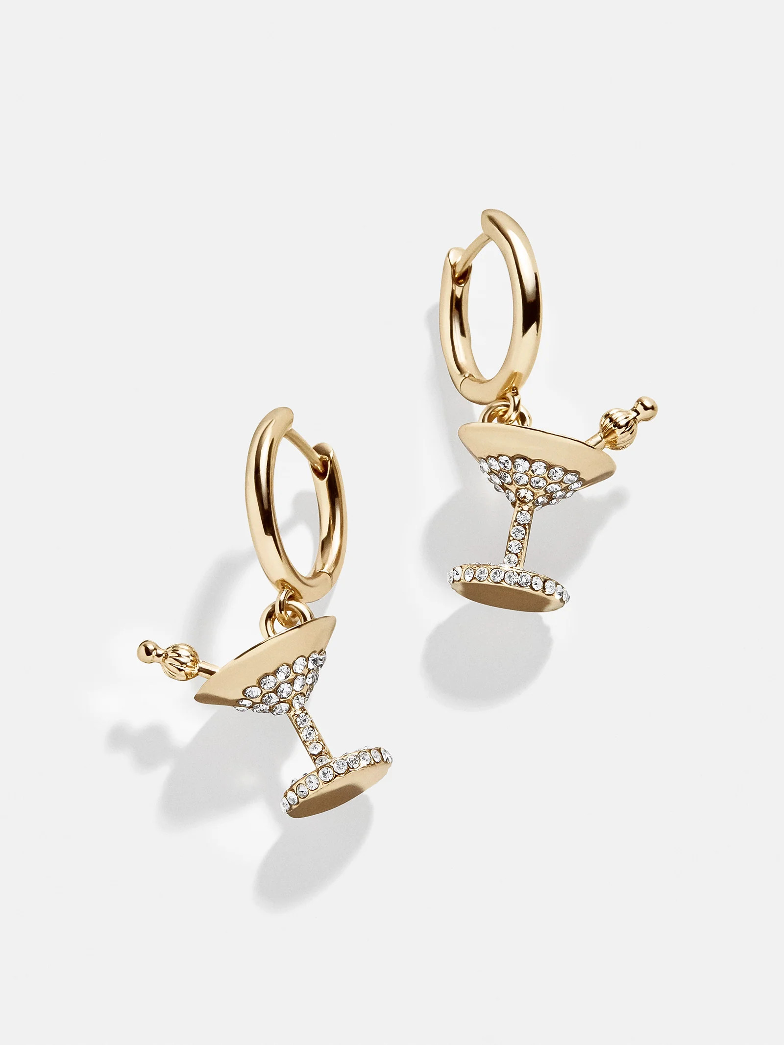 Down and Dirty Earrings - Clear/Gold | BaubleBar (US)