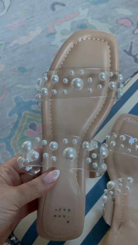 Found the cutest Pearl slide sandals for Spring! They are $24.99 and fit true to size. 

#LTKshoecrush #LTKSeasonal