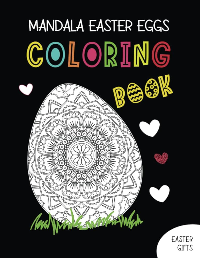 Mandala Easter Eggs Coloring Book: Inspirational Egg Patterns for Kids and Adults | Stress Relief... | Amazon (US)