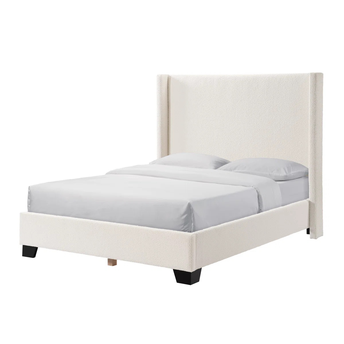 Reinette Upholstered Wingback Platform Bed | Wayfair North America