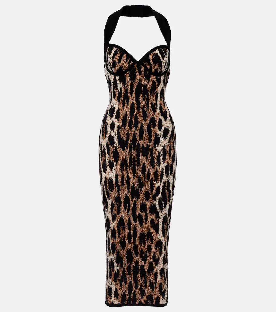 Animal-printed halterneck maxi dress | Mytheresa (US/CA)
