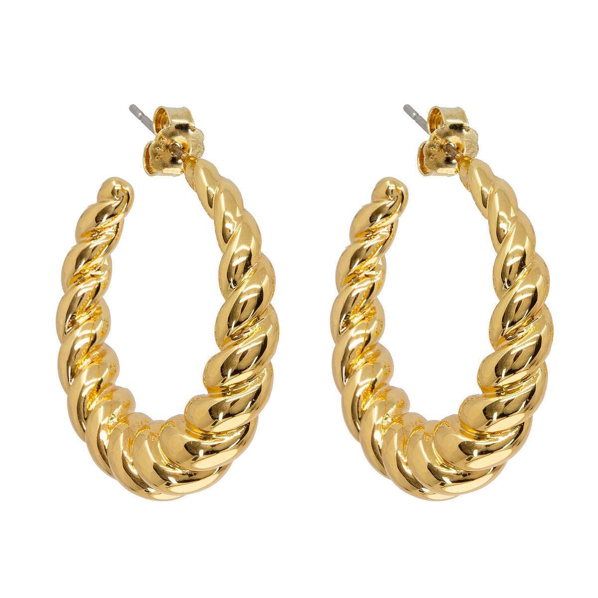 Big Twist Hoops | Ragen Jewels